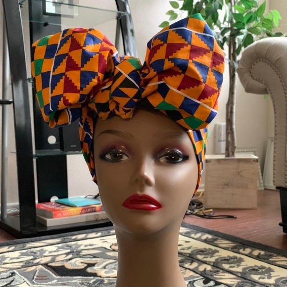 Accessories | Kente Fabric Africa Head Wrap Ankara | Poshmark